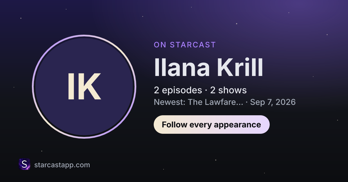 The preview card for Ilana Krill