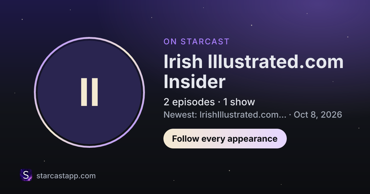 The preview card for Irish Illustrated.com Insider