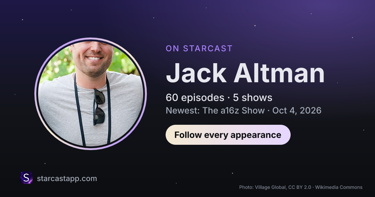 The preview card for Jack Altman