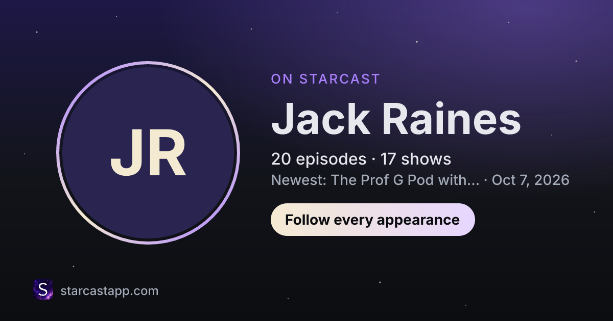 The preview card for Jack Raines