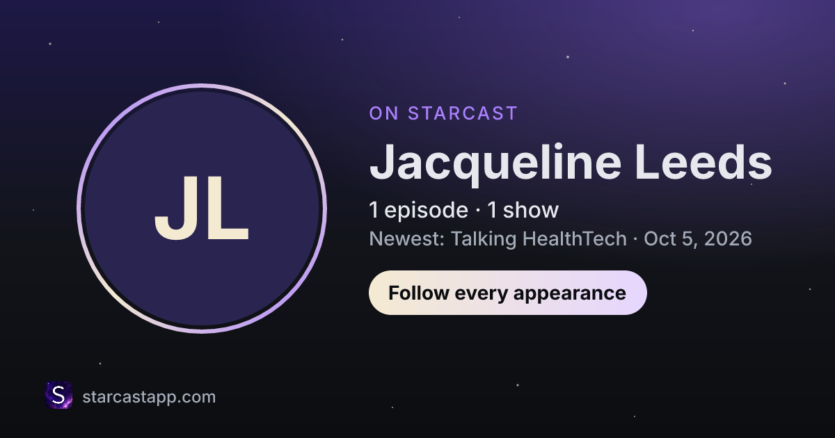The preview card for Jacqueline Leeds