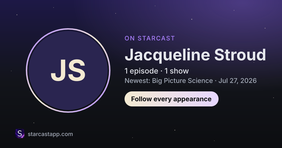 The preview card for Jacqueline Stroud