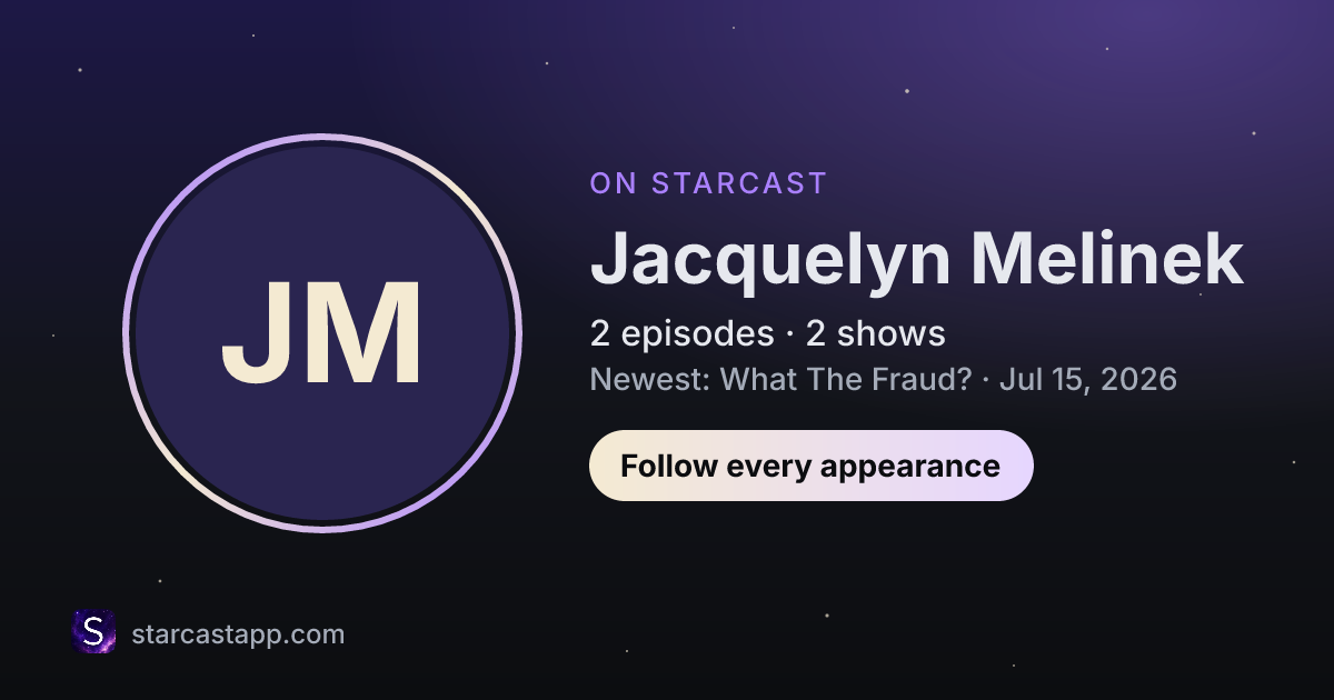 The preview card for Jacquelyn Melinek