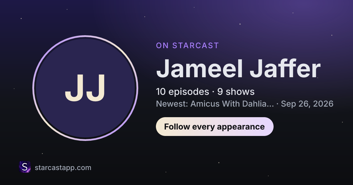 The preview card for Jameel Jaffer