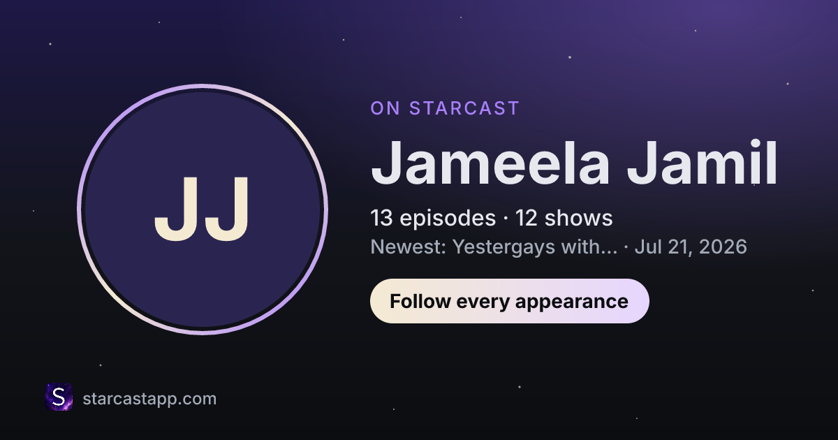 The preview card for Jameela Jamil