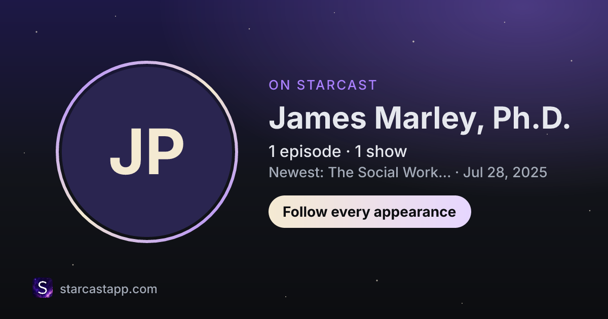 The preview card for James Marley, Ph.D.