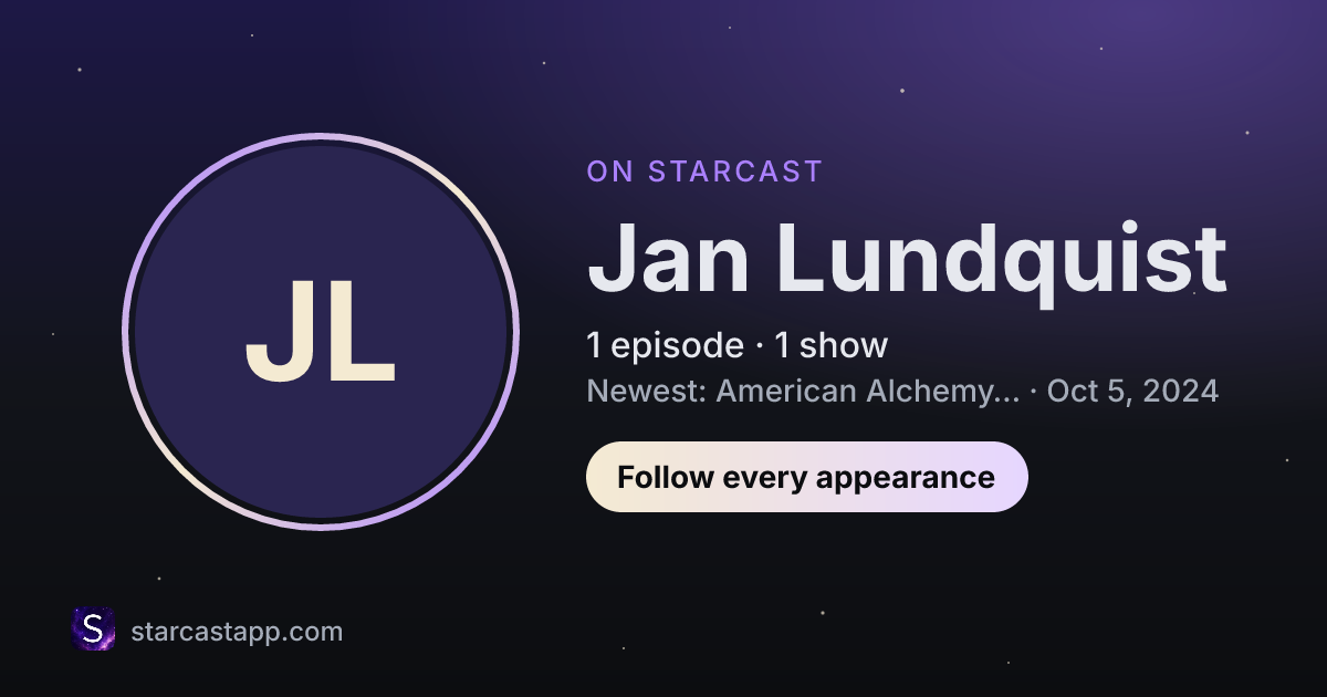 The preview card for Jan Lundquist