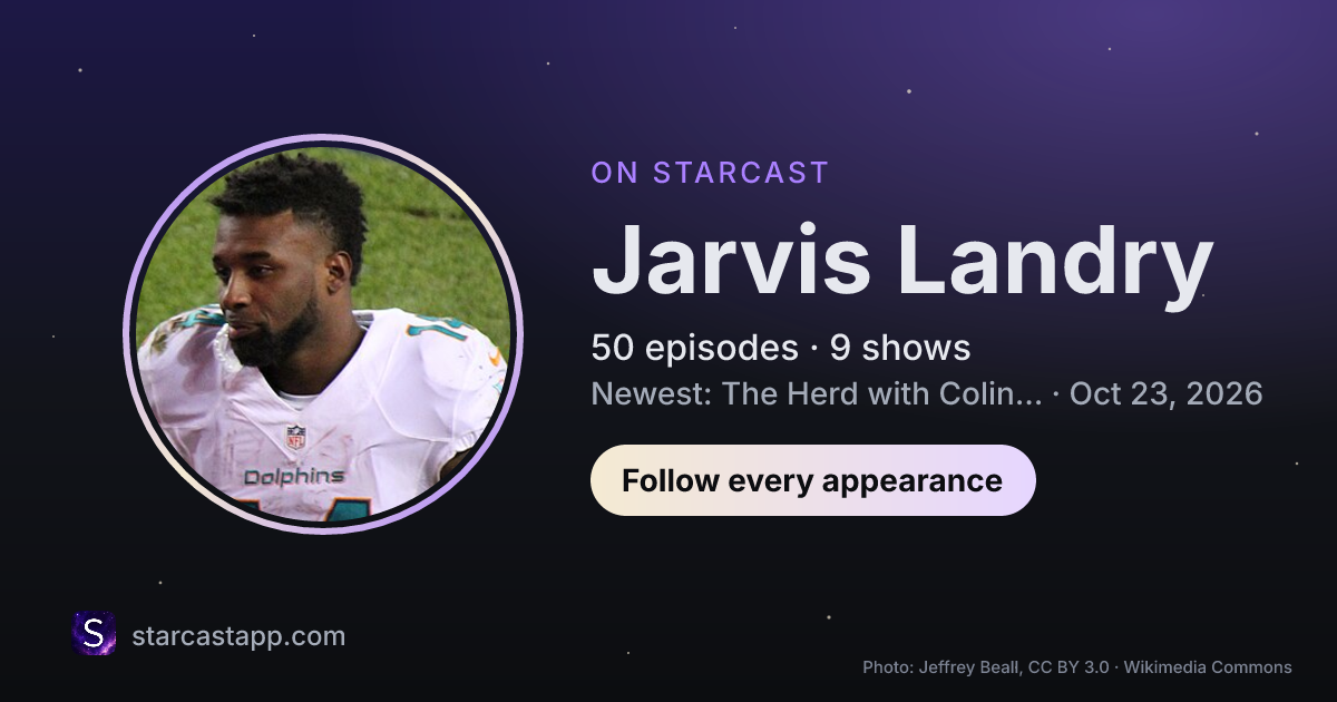 The preview card for Jarvis Landry