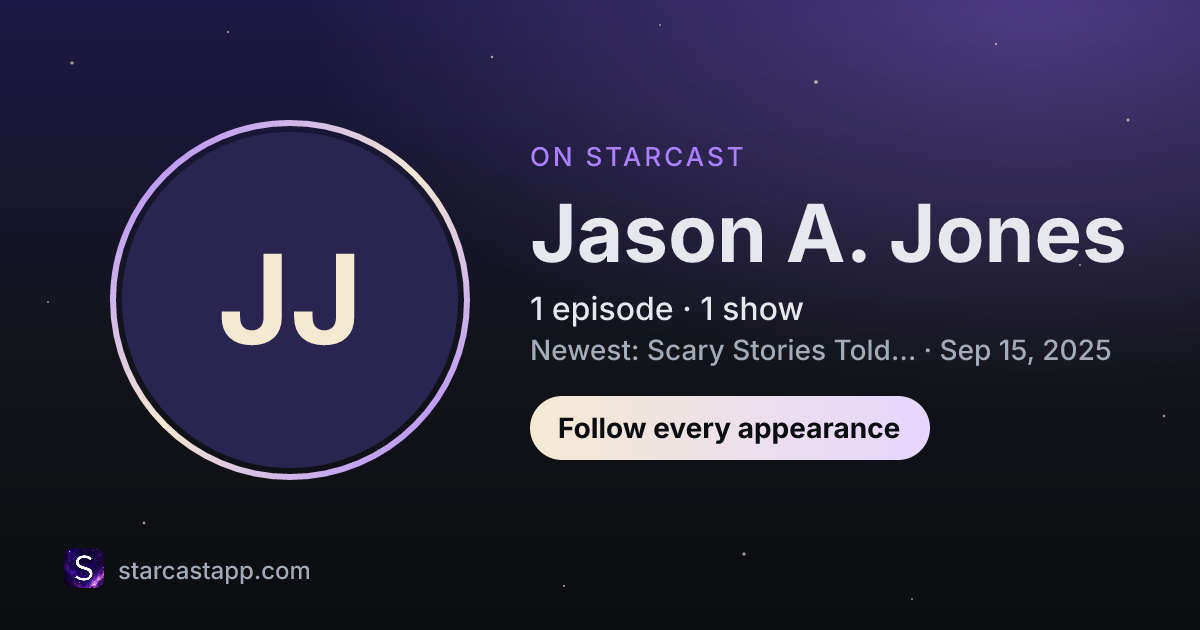 The preview card for Jason A. Jones