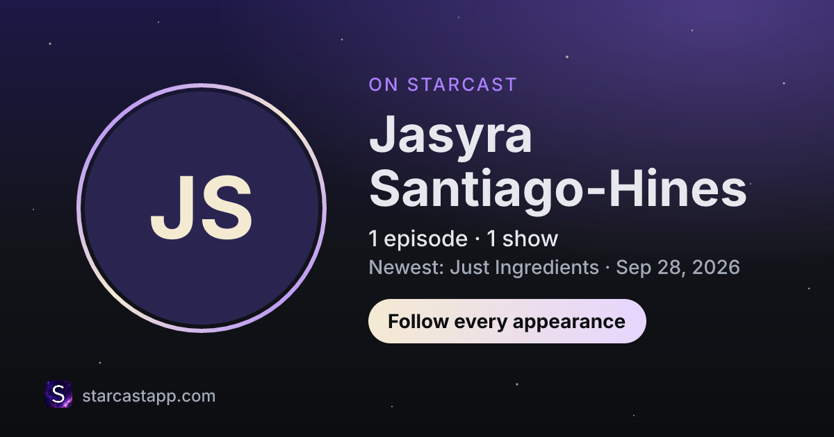 The preview card for Jasyra Santiago-Hines