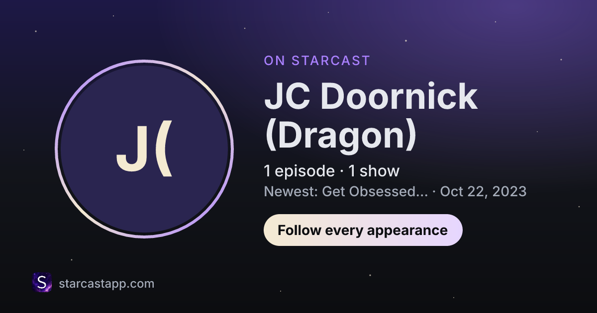 The preview card for JC Doornick (Dragon)