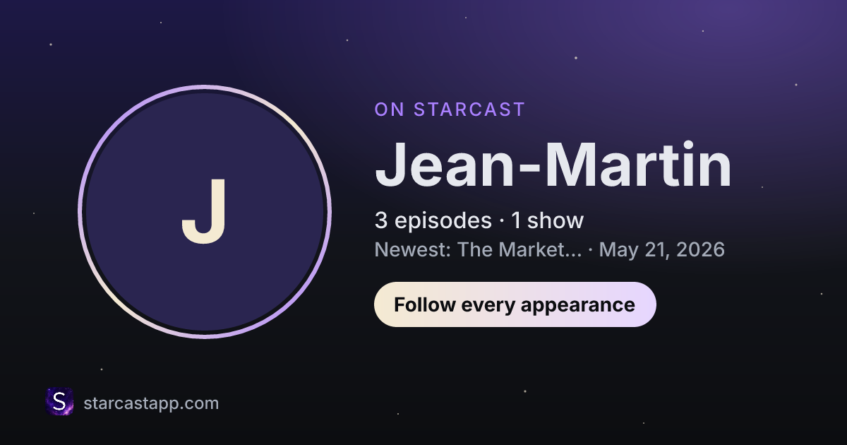 The preview card for Jean-Martin