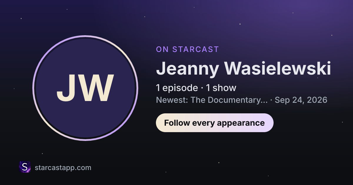 The preview card for Jeanny Wasielewski