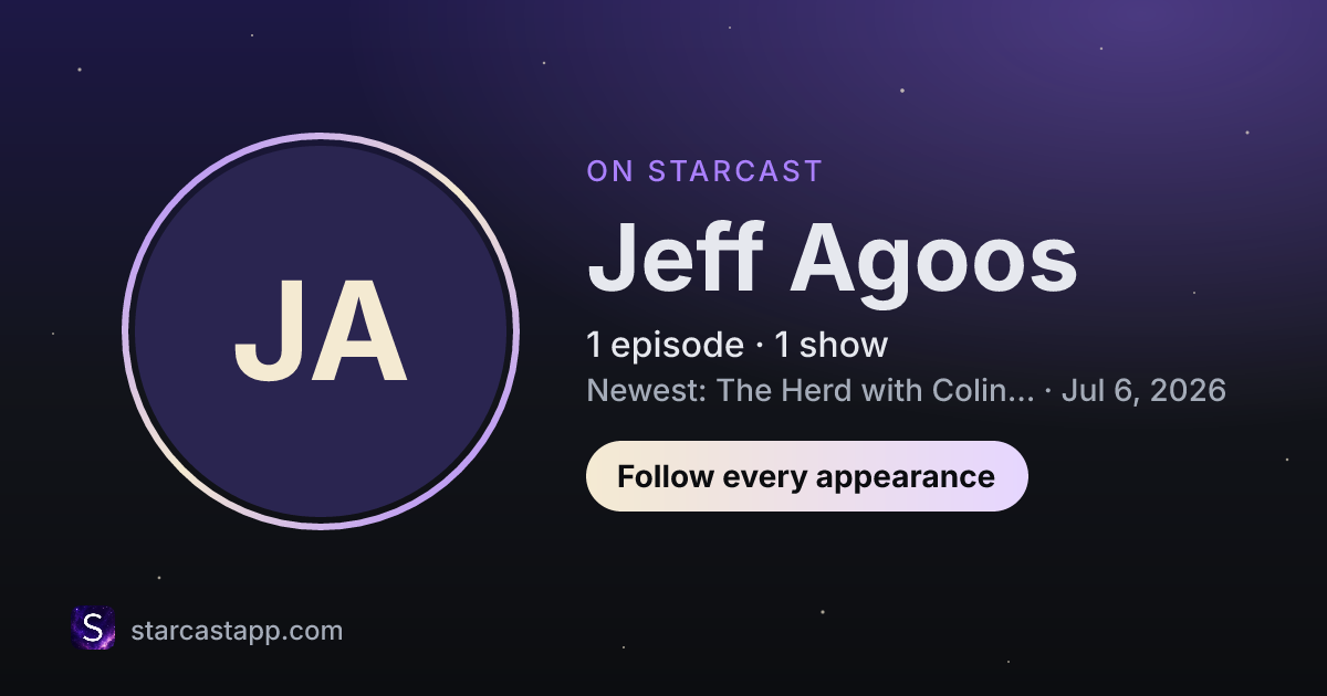 The preview card for Jeff Agoos