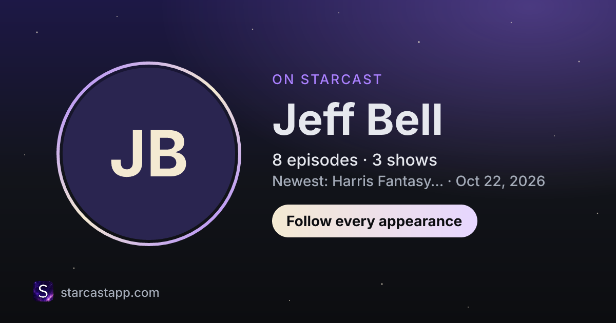 The preview card for Jeff Bell