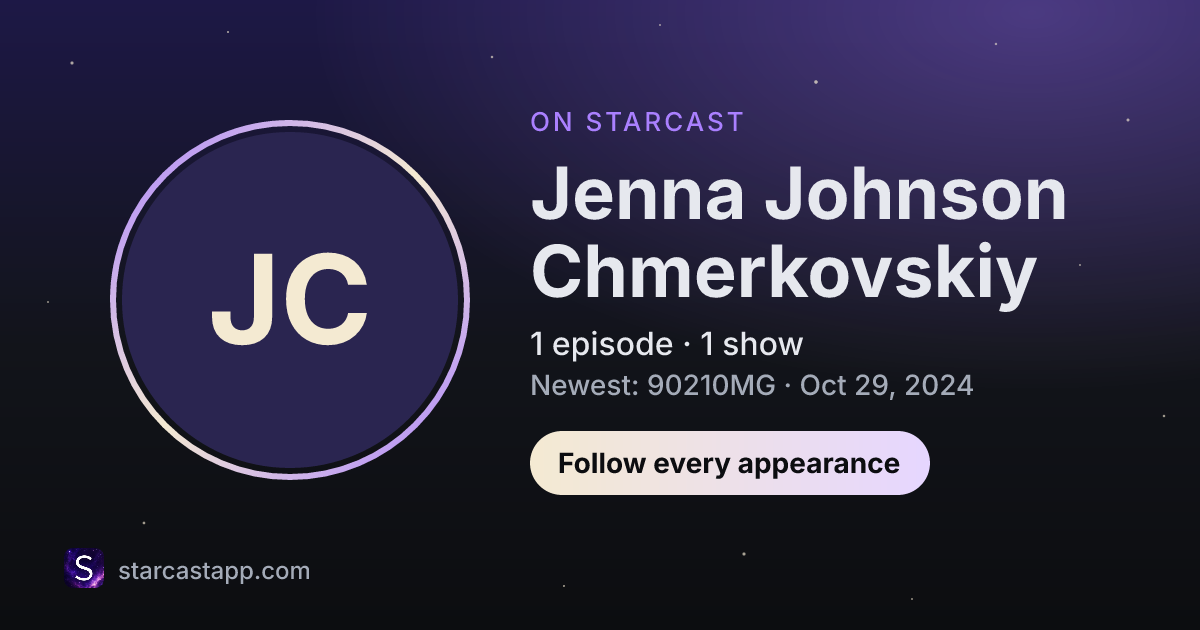 The preview card for Jenna Johnson Chmerkovskiy