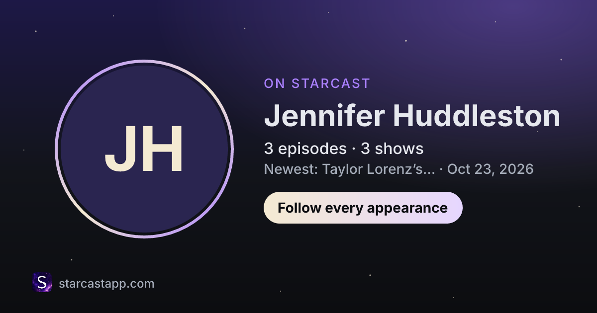 The preview card for Jennifer Huddleston