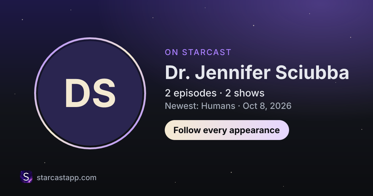 The preview card for Dr. Jennifer Sciubba