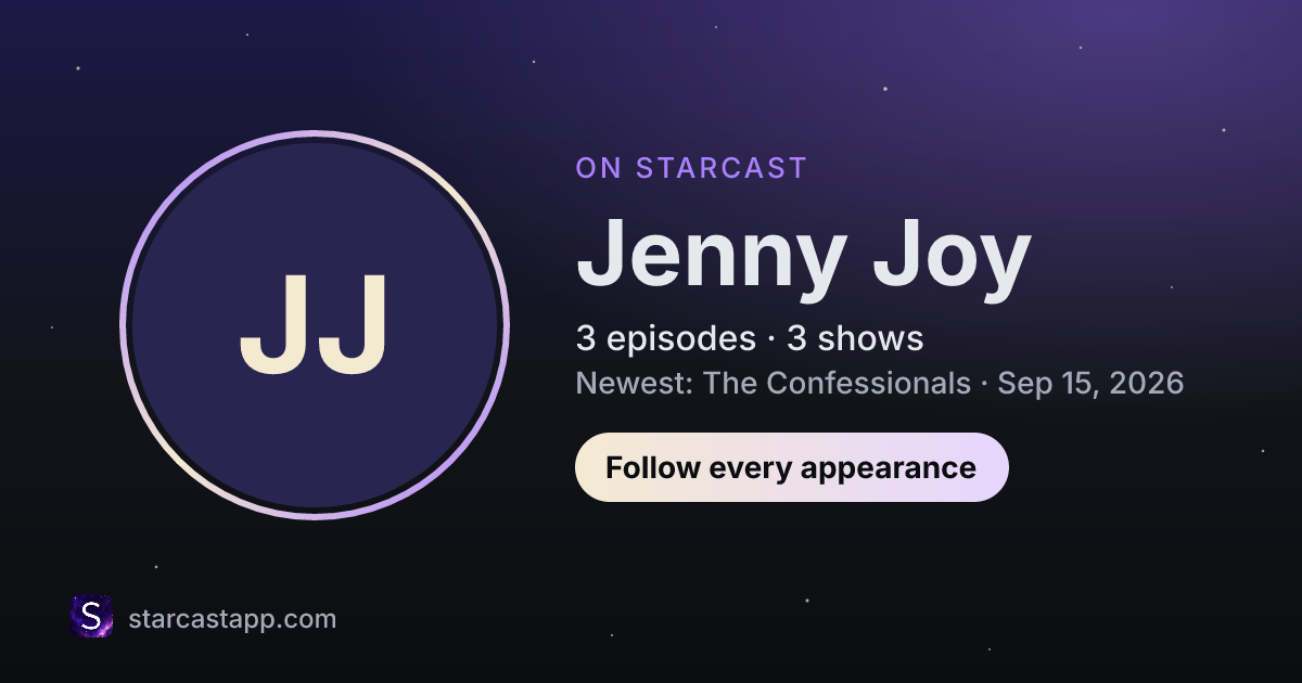 The preview card for Jenny Joy