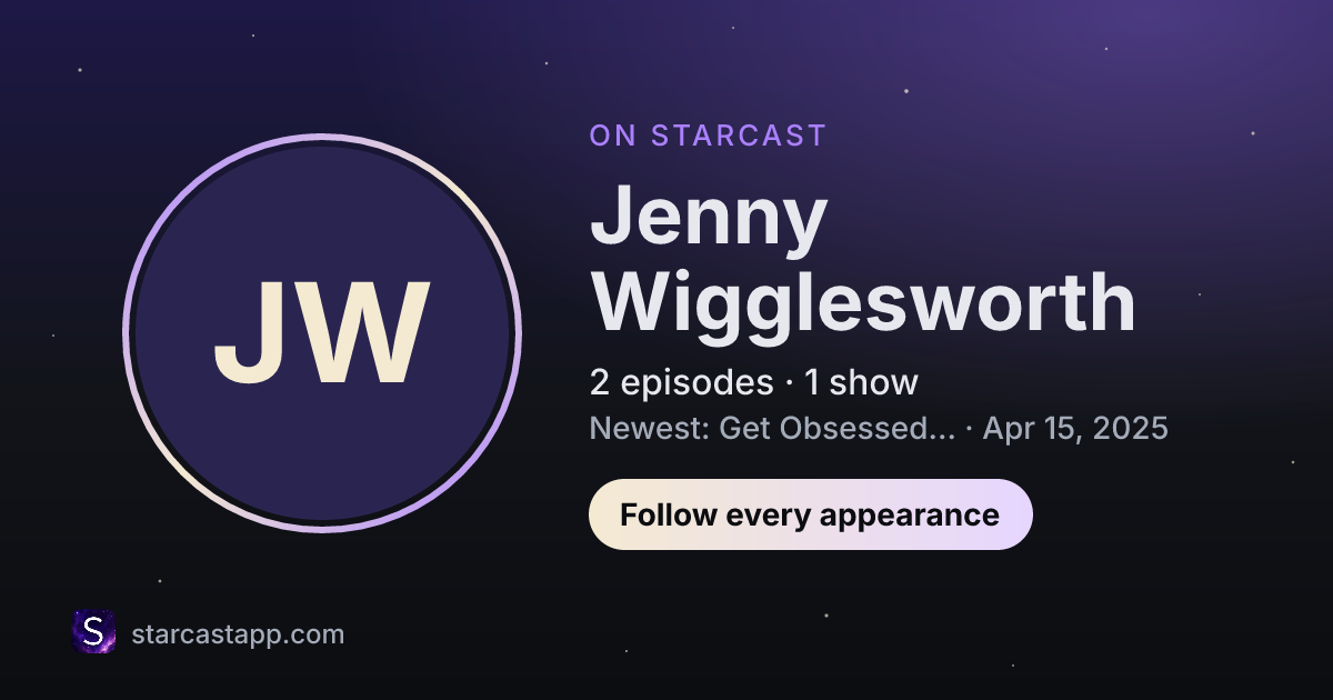 The preview card for Jenny Wigglesworth
