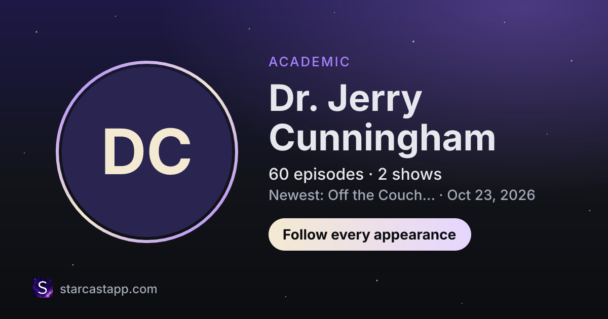 The preview card for Dr. Jerry Cunningham