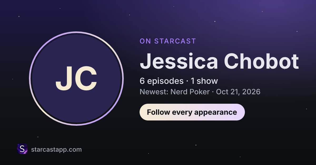 The preview card for Jessica Chobot
