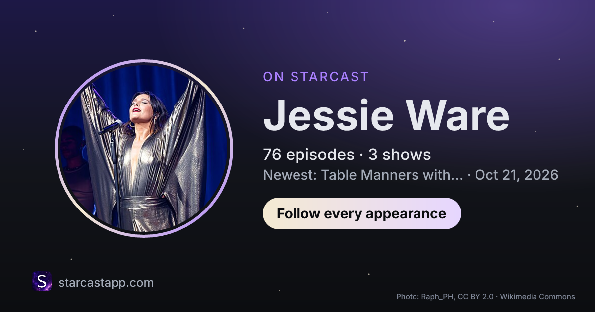 The preview card for Jessie Ware