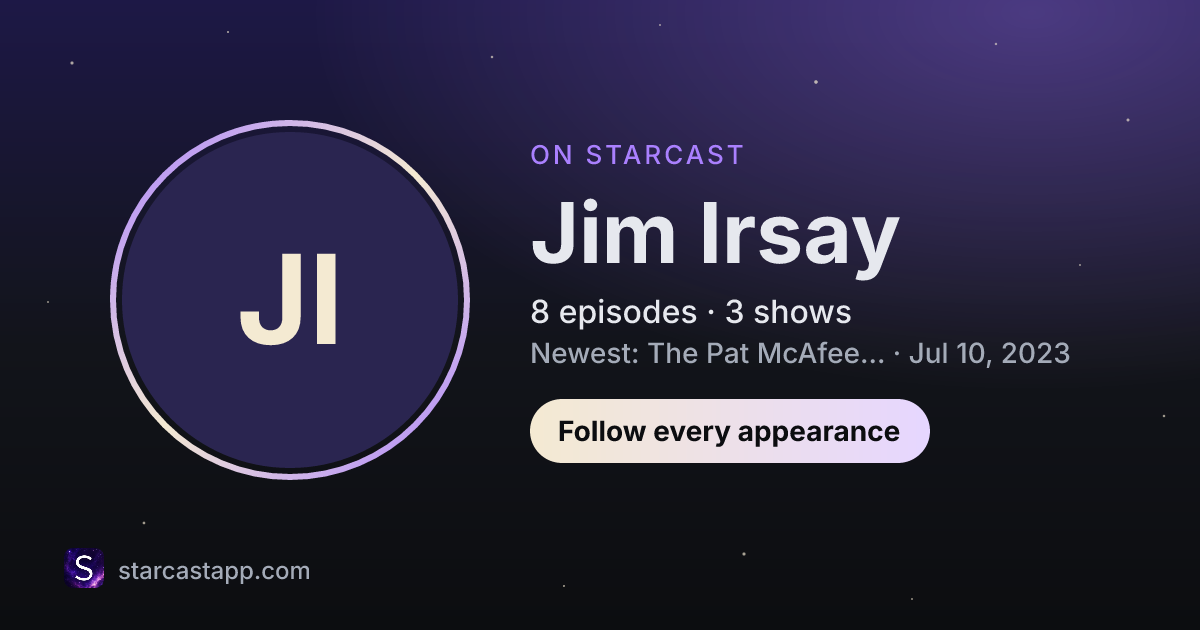 The preview card for Jim Irsay