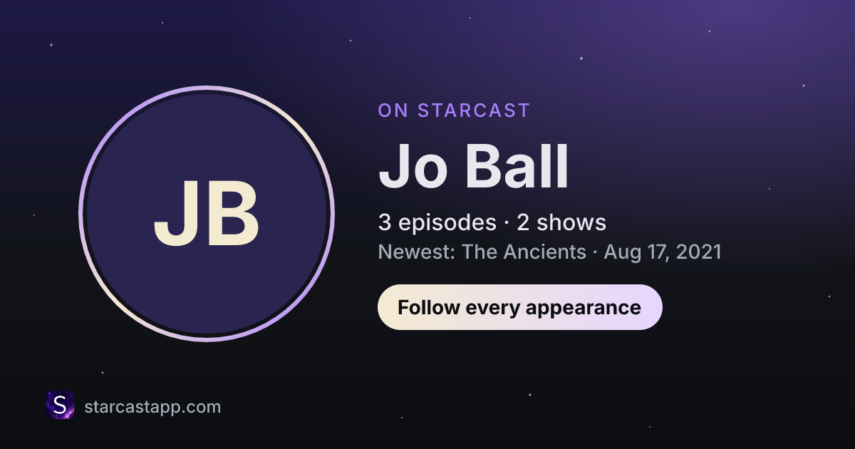 The preview card for Jo Ball