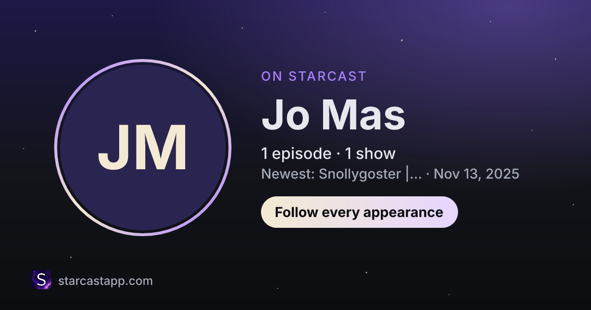 The preview card for Jo Mas