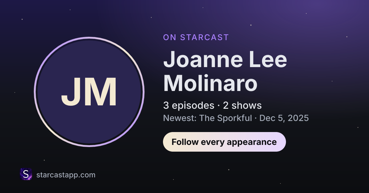 The preview card for Joanne Lee Molinaro