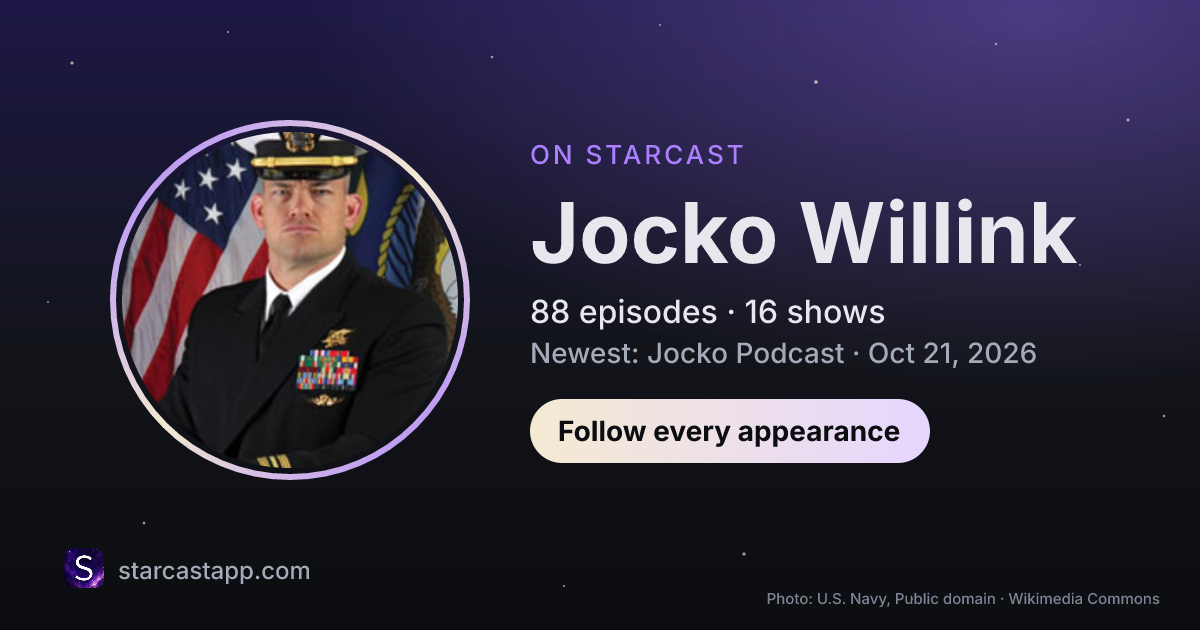 The preview card for Jocko Willink