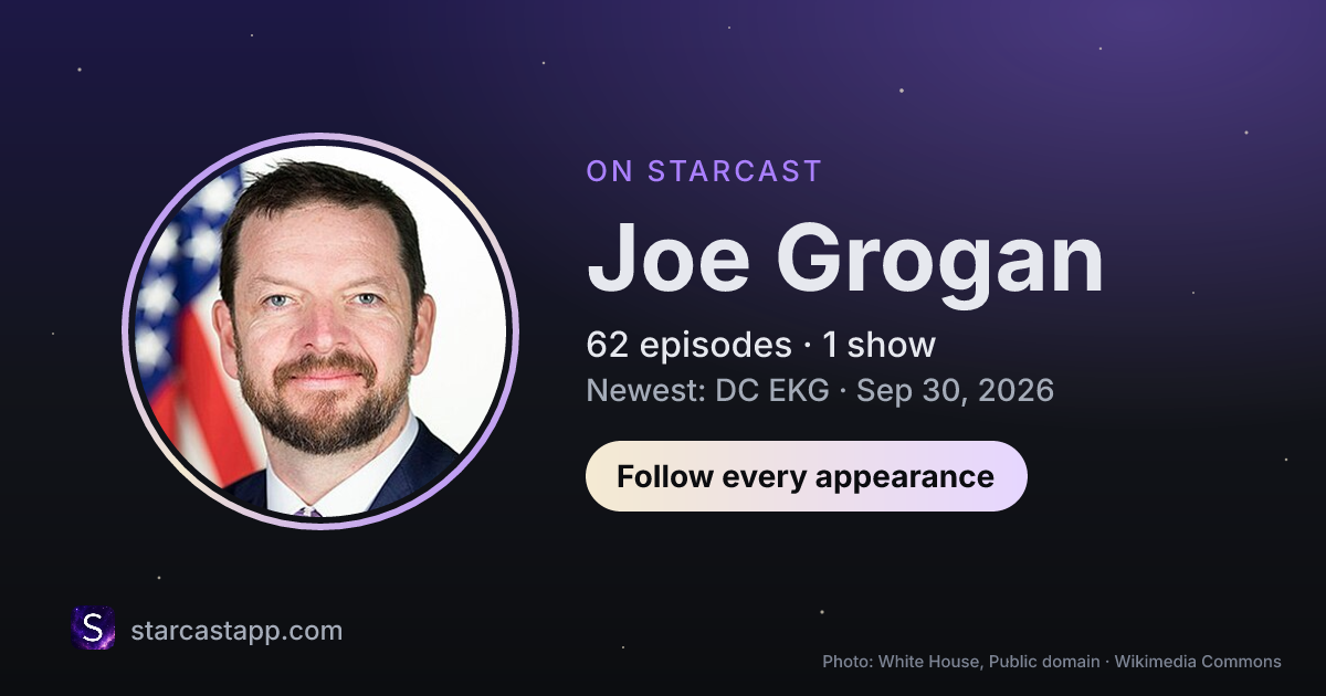 The preview card for Joe Grogan