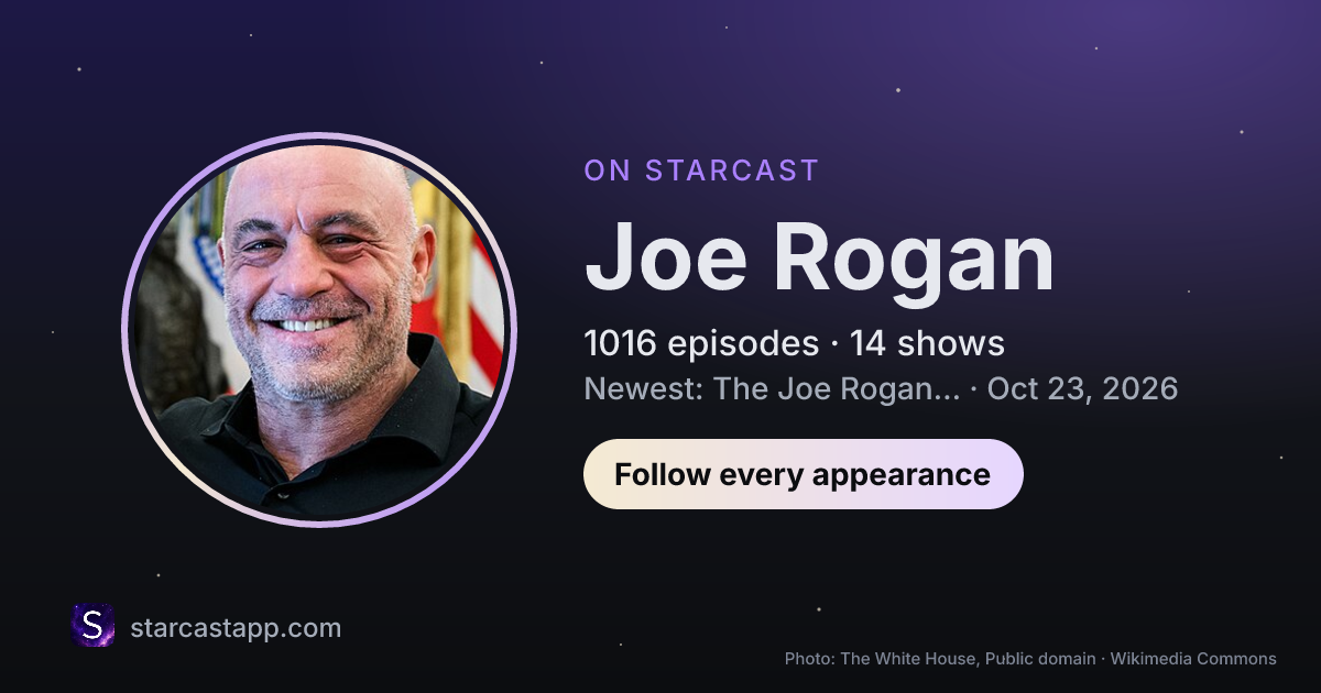 The preview card for Joe Rogan