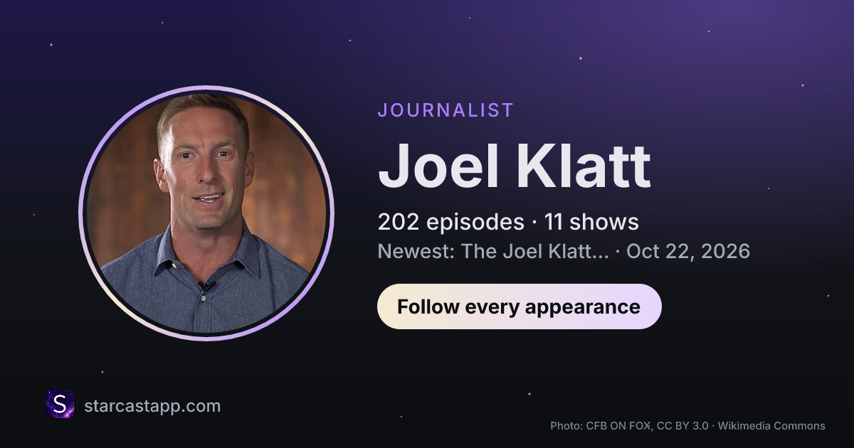 The preview card for Joel Klatt