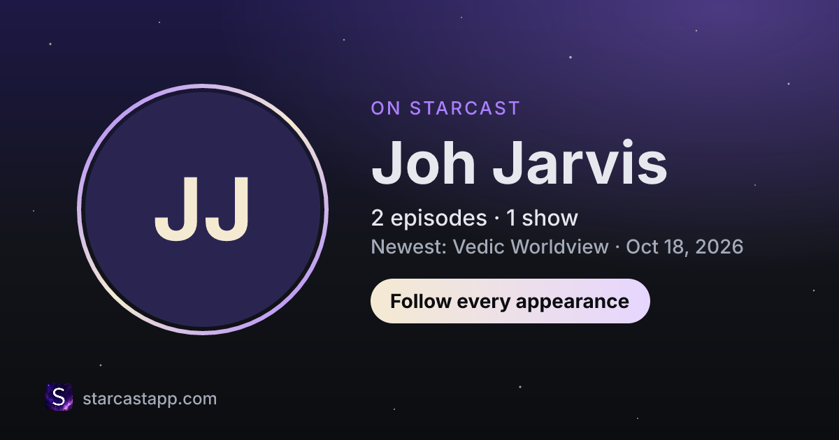 The preview card for Joh Jarvis