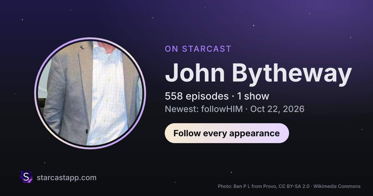 The preview card for John Bytheway