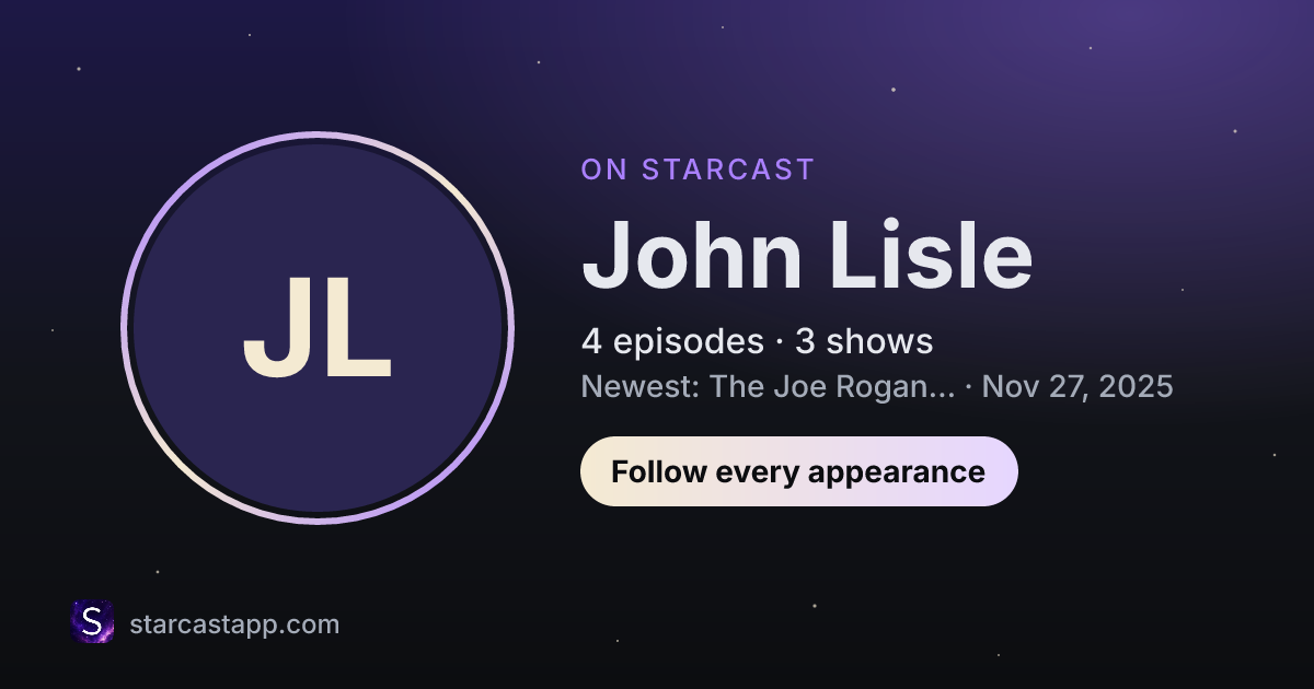 The preview card for John Lisle