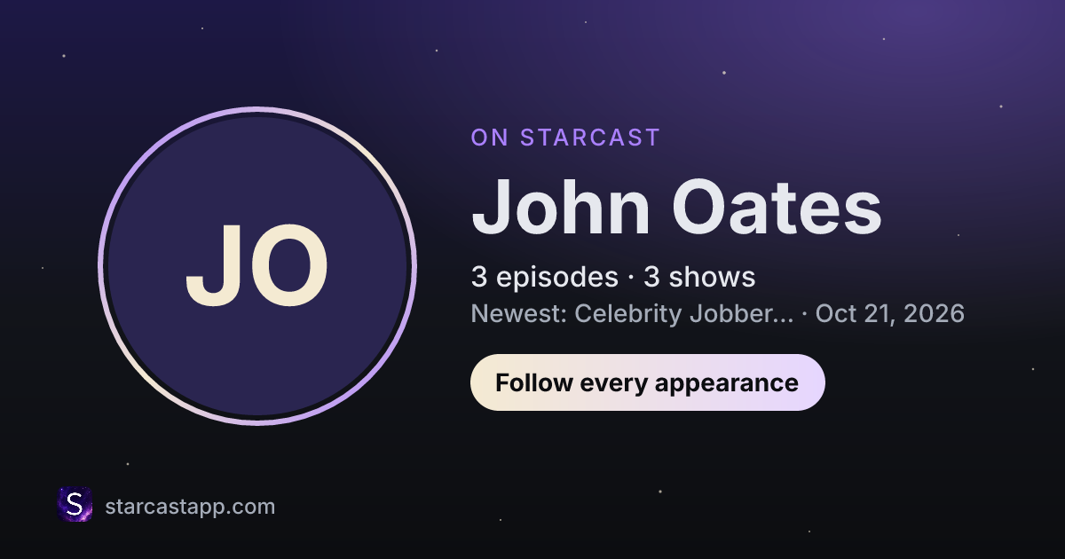 The preview card for John Oates