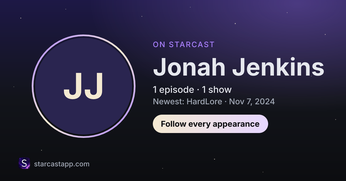 The preview card for Jonah Jenkins