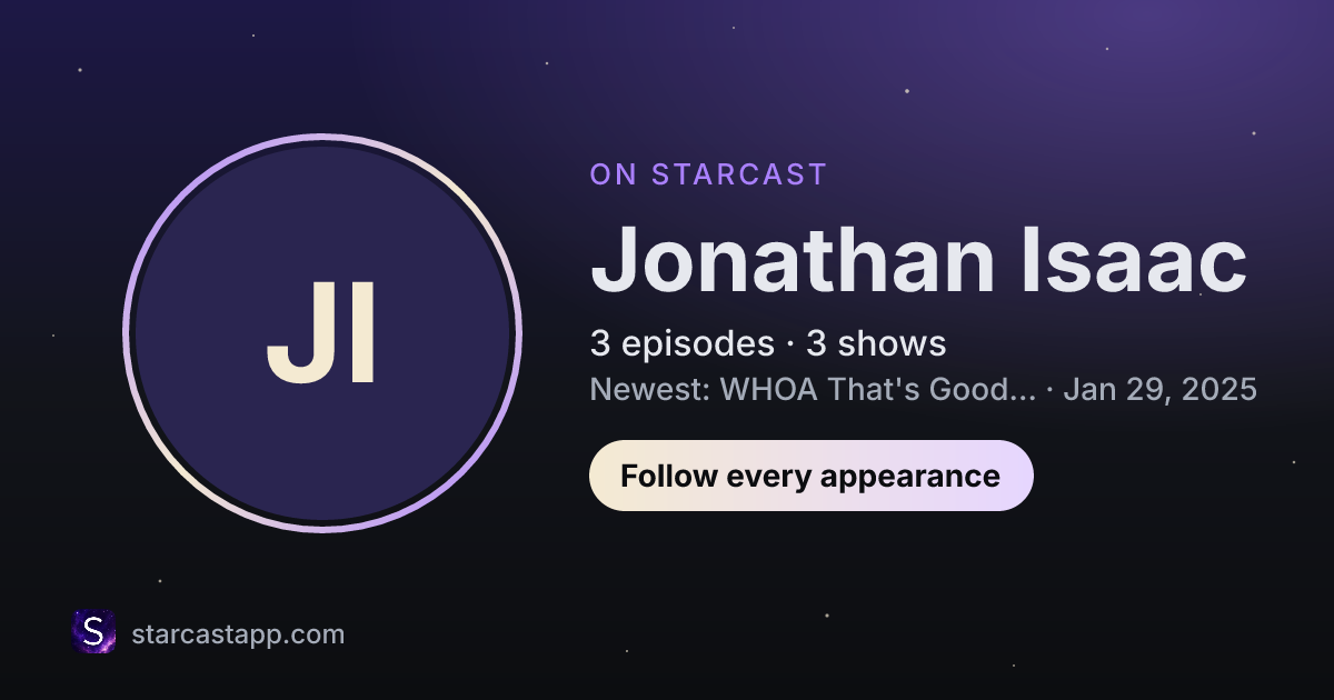 The preview card for Jonathan Isaac