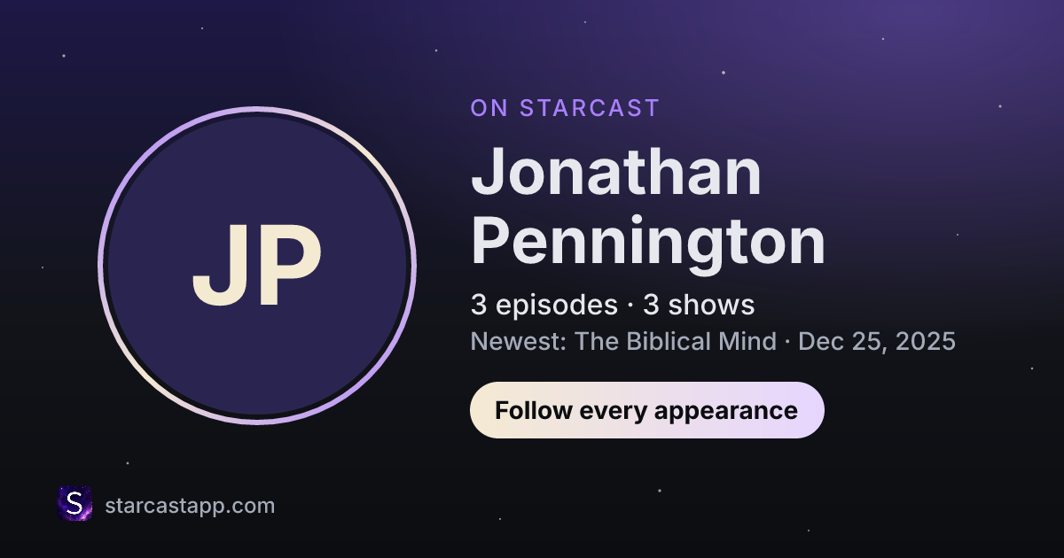 The preview card for Jonathan Pennington
