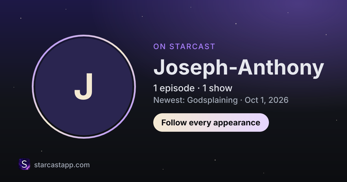 The preview card for Joseph-Anthony