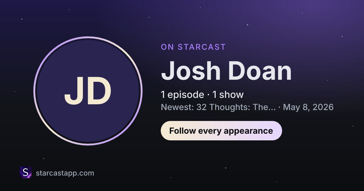 The preview card for Josh Doan
