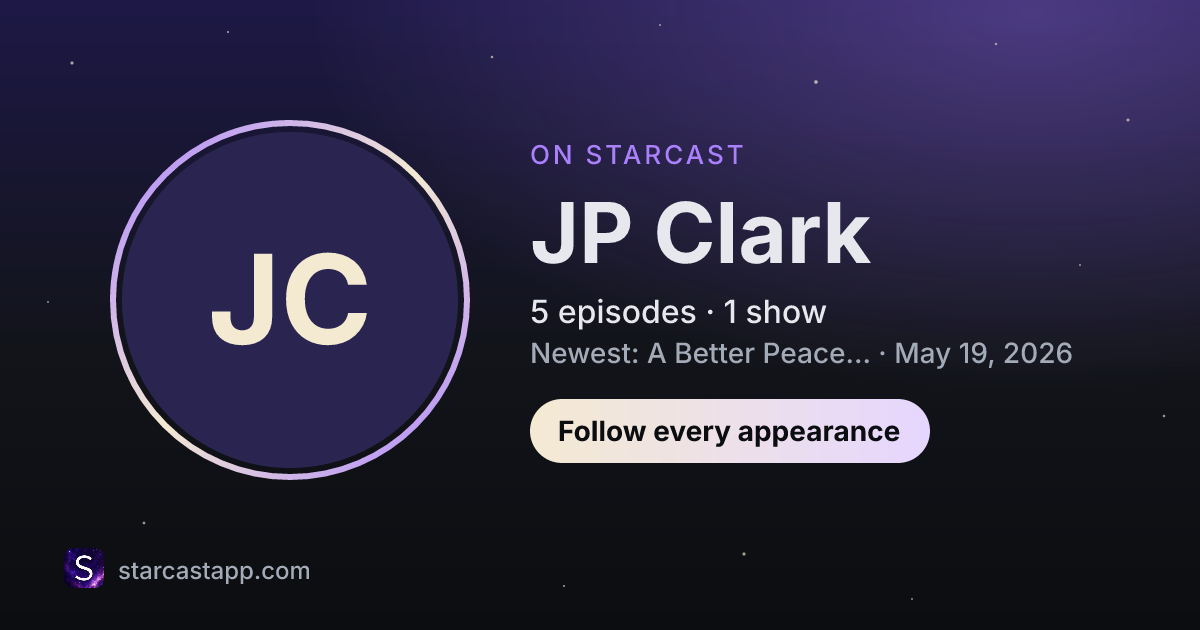 The preview card for JP Clark