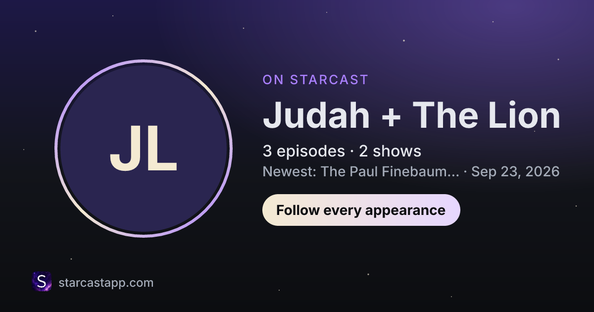 The preview card for Judah + The Lion