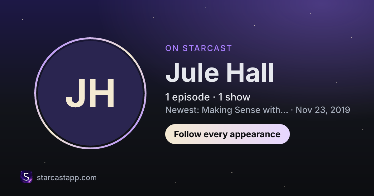 The preview card for Jule Hall