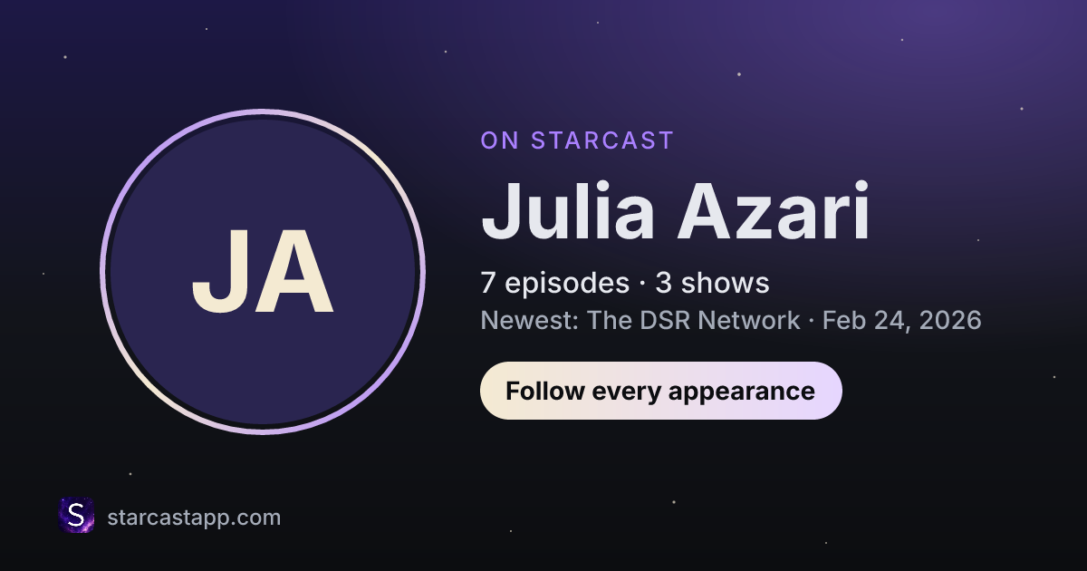 The preview card for Julia Azari