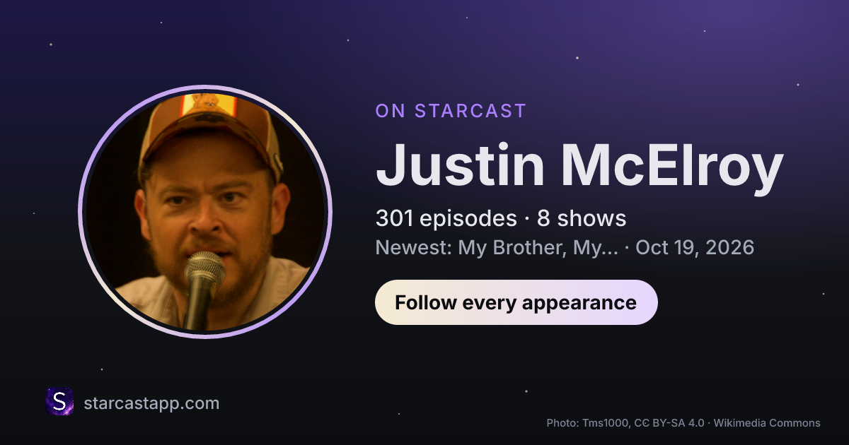 The preview card for Justin McElroy