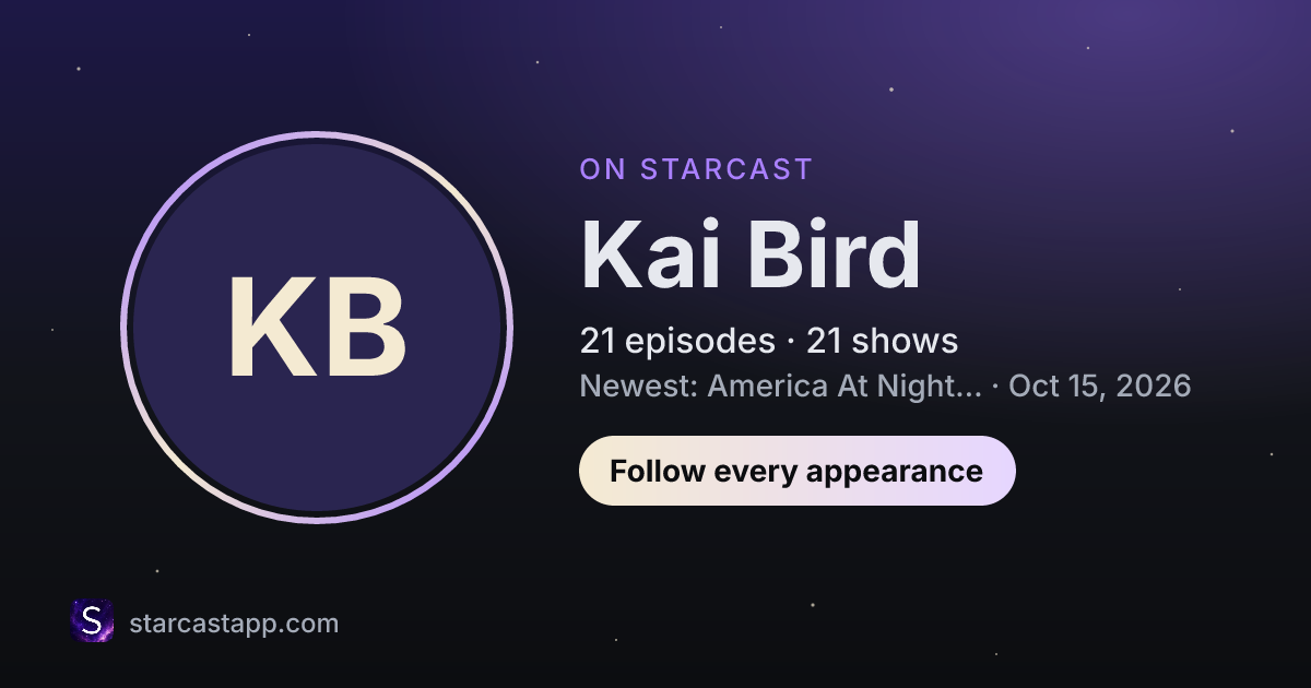 The preview card for Kai Bird